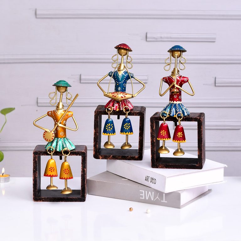 Handcrafted Mini Musician Dolls (Set of 3)