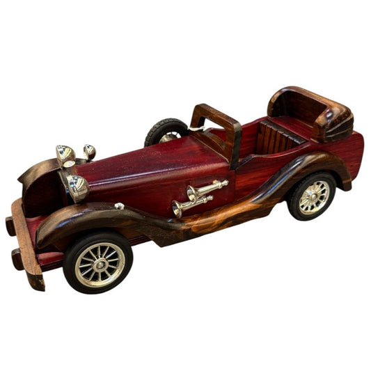 Authentic Wooden Antique Car