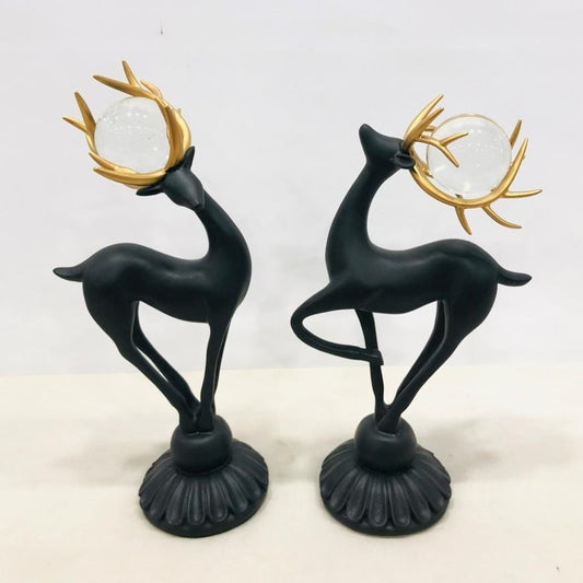 Mystical Antler Elegance Deer Couple(Set of 2)