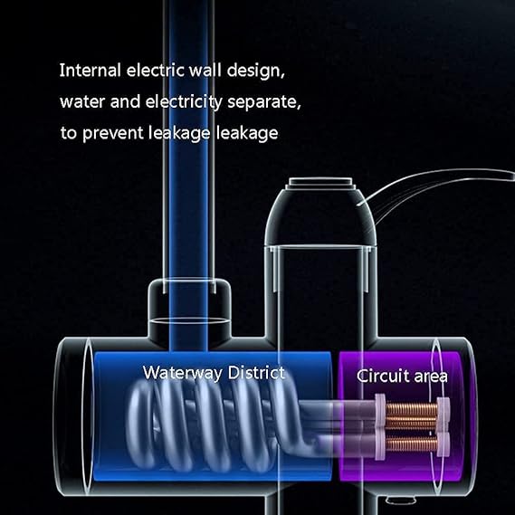 Electric Water Heater Faucet for Kitchen & Bathroom