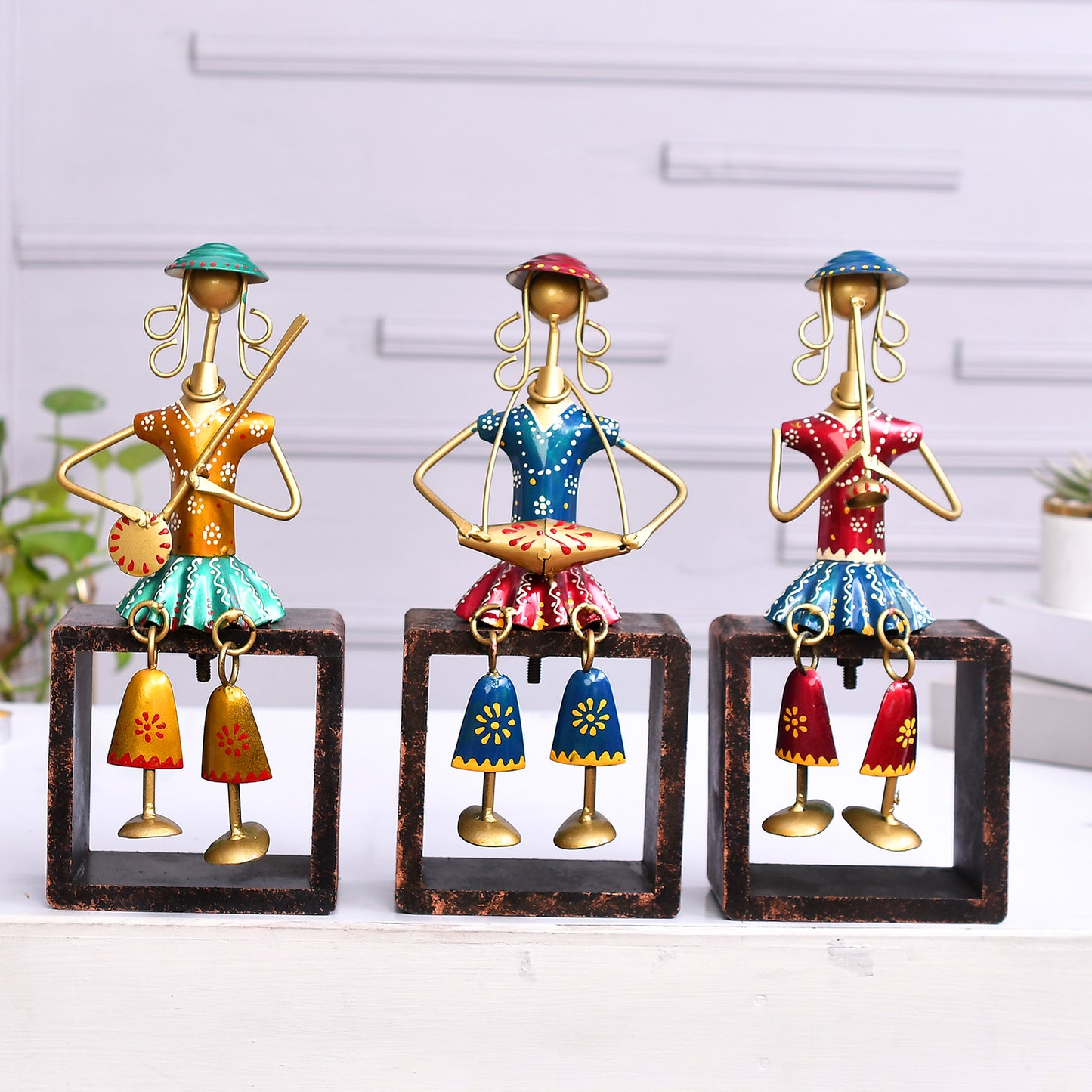 Handcrafted Mini Musician Dolls (Set of 3)