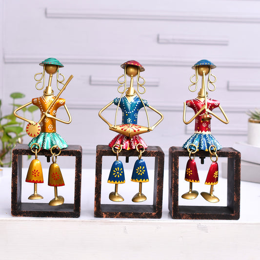 Handcrafted Mini Musician Dolls (Set of 3)