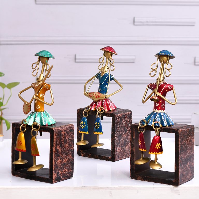 Handcrafted Mini Musician Dolls (Set of 3)