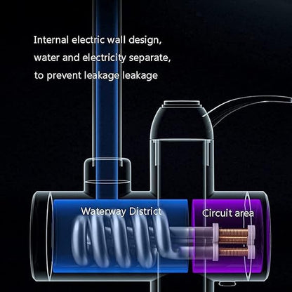 Electric Water Heater Faucet for Kitchen & Bathroom