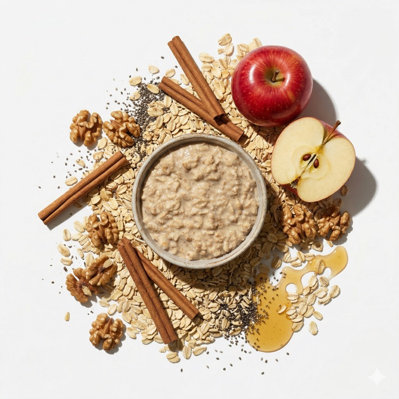 Apple Cinnamon Walnuts — inside