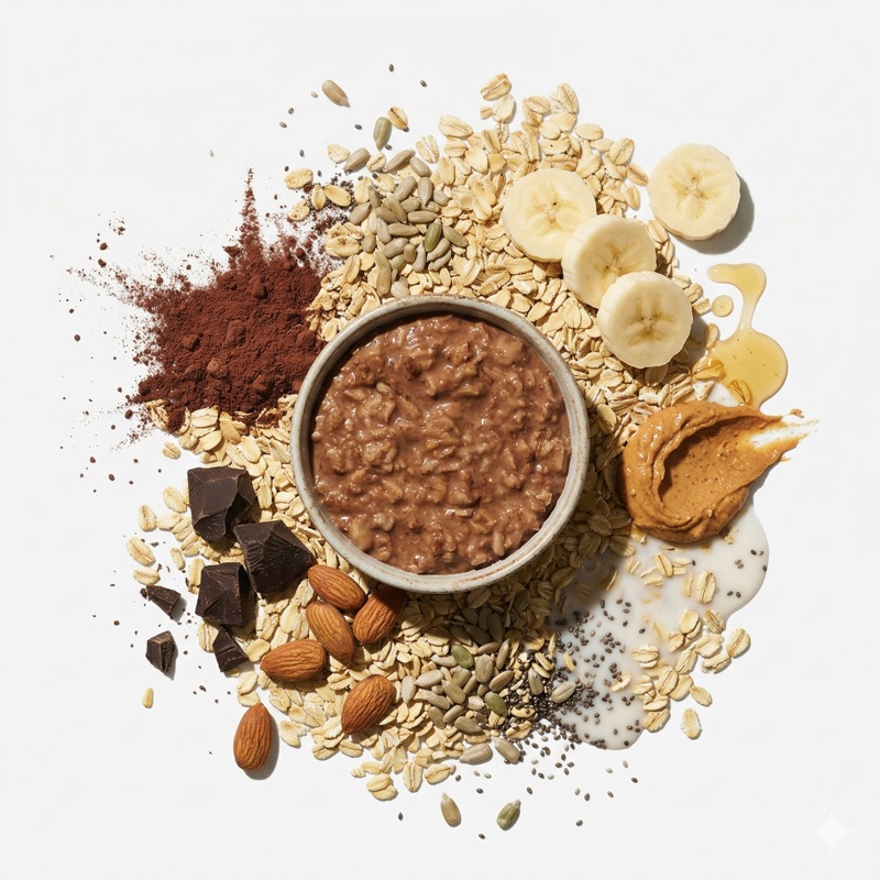 Chocolate Banana Peanut Butter — inside