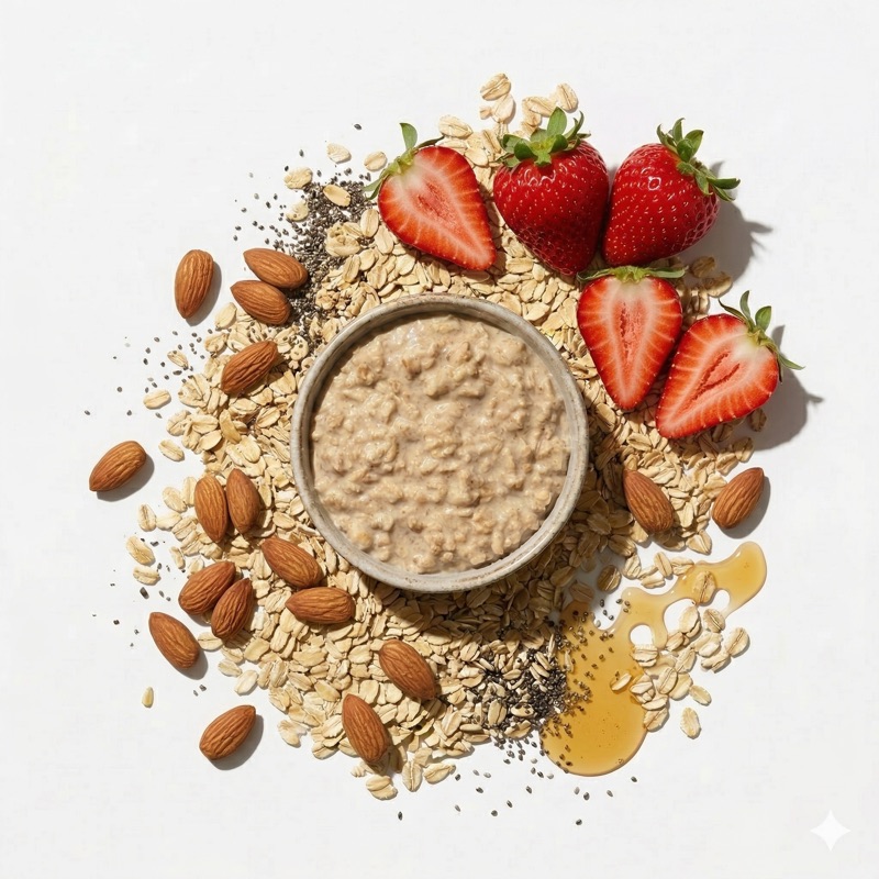 Strawberry Almond Delight — inside